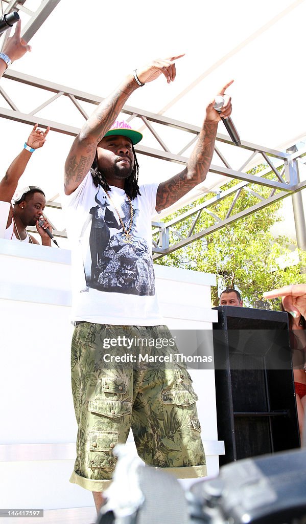 Rapper Wale performs At Ditch Fridays At Palms Casino Resort