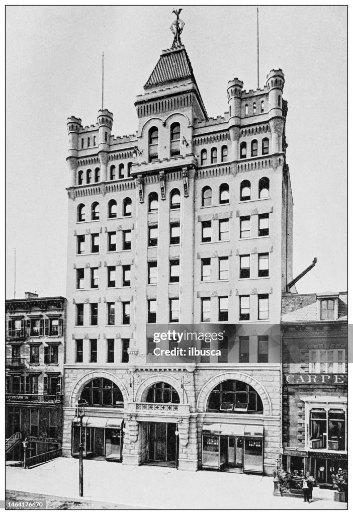 Antique Photograph of New York: Salvation Army Building
