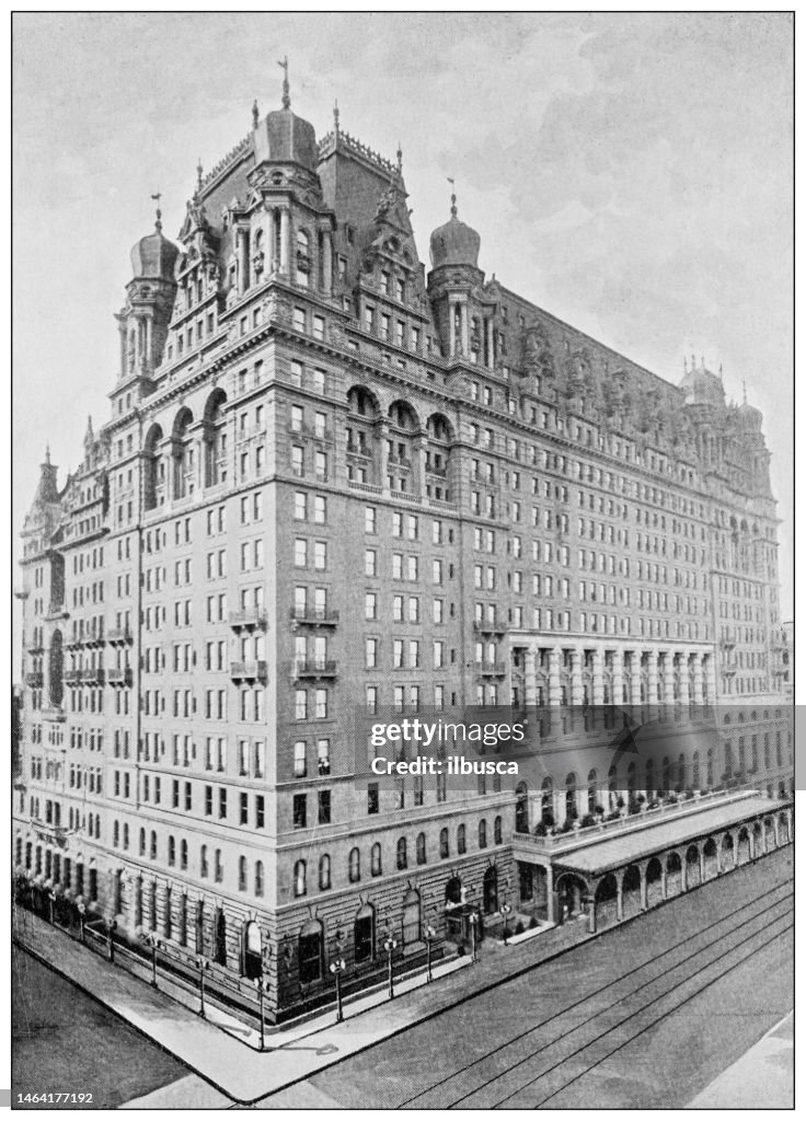 Antique Photograph of New York: Hotel Astoria