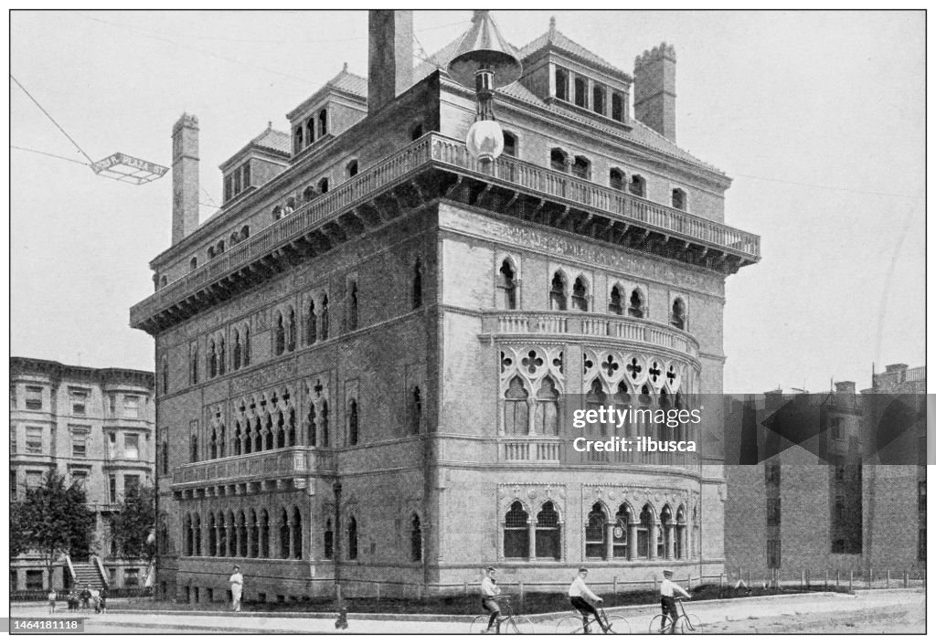Antique Photograph of New York: Montauk Club, Brooklyn