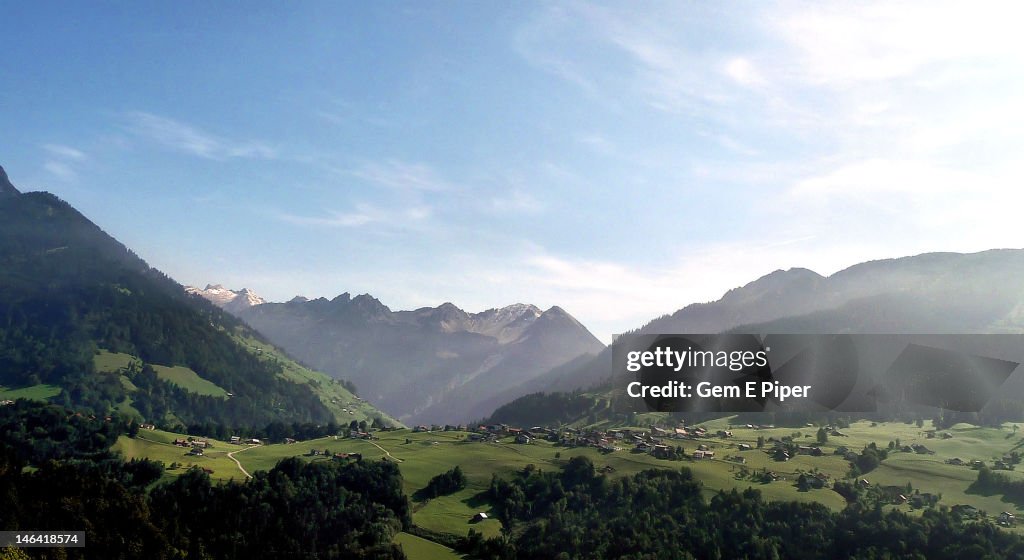 Alpine landscape, Vorarlberg Austria