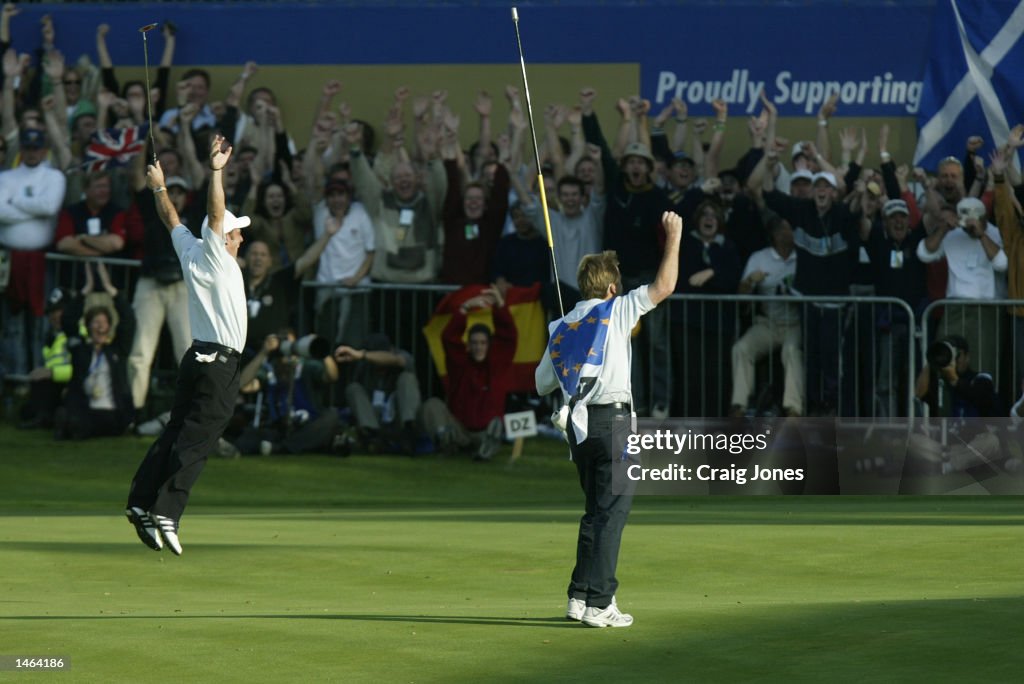 Paul McGinley of Europe 