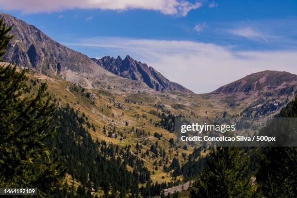 scenic view of mountains against sky,italy - conceicao stock pictures, royalty-free photos & images