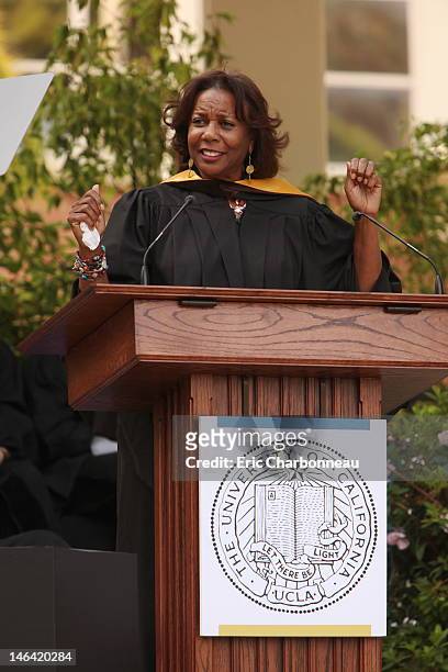 Distinguished Alumni Award honoree Shirley Jo Finney at UCLA School Of Theater, Film And Television 2012 Commencement Ceremony at UCLA on June 15,...