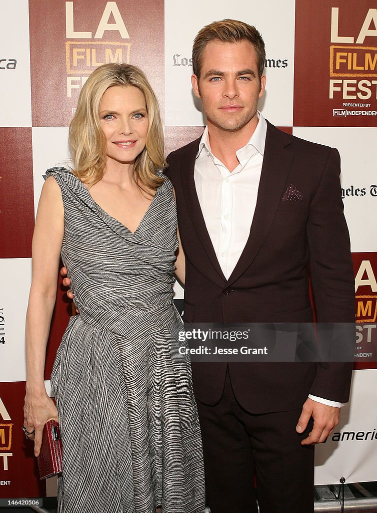 Film Independent's 2012 Los Angeles Film Festival Premiere Of DreamWorks Pictures' "People Like Us" - Red Carpet