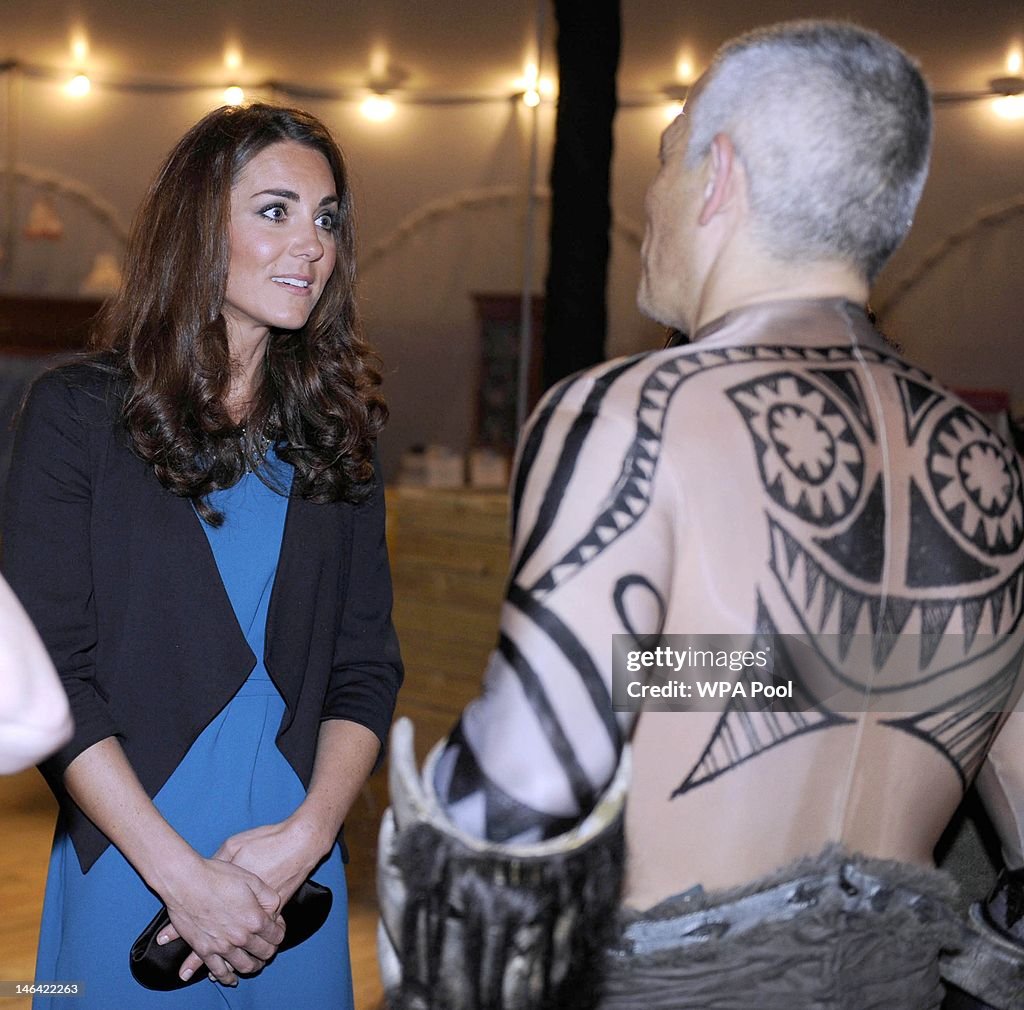 Duchess Of Cambridge Attends Performance Of 'The Lion, The Witch & The Wardrobe' In Kensington Gardens