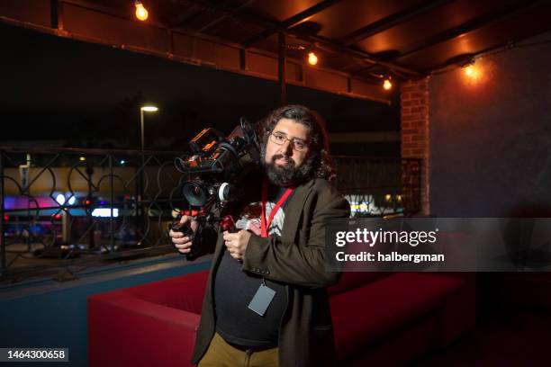 portrait of videographer - us documentary stock pictures, royalty-free photos & images