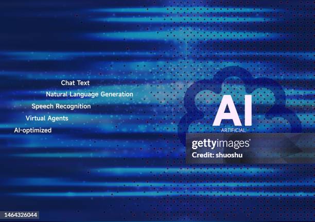 artificial intelligence ai concepts,application scenarios,ai technology background. - artificial intelligence background eps stock illustrations