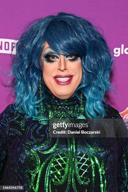 Tempest DuJour attends a Night of Pride with GLAAD and NFL on February 08, 2023 in Phoenix, Arizona.