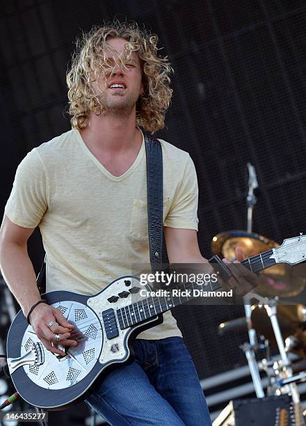 Casey James performs at the 2012 BamaJam Music and Arts Festival - Day 2 on BamaJam Farms in Enterprise Alabama on June 15, 2012