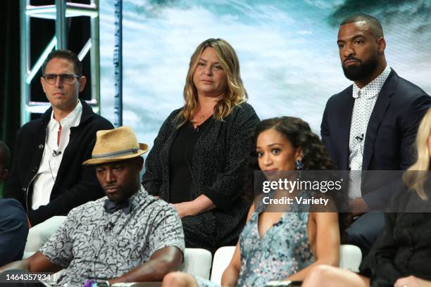 Greg Berlanti, April Blair and Spencer Paysinger Taye Diggs and Samantha Logan