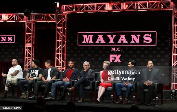 Kurt Sutter, Elgin James, J D Pardo, Clayton Cardenas, Edward James Olmos, Sarah Bolger, Danny Pino and Emilio Rivera