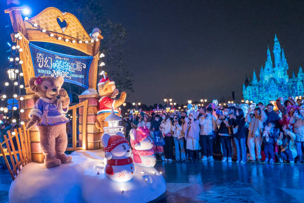 CHN: Tourists Visit Shanghai Disney Resort