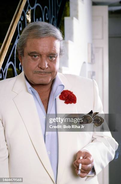 Actor/Comedian Jackie Gleason portraits, November 5, 1985 in Beverly Hills, California.