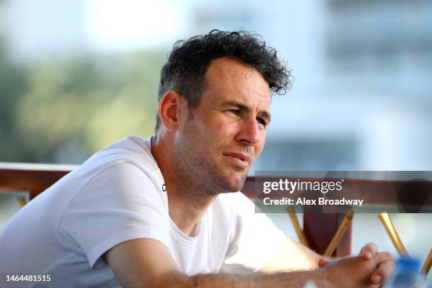 Mark Cavendish of The United Kingdom and Astana Qazaqstan Team during the 12th Tour of Oman 2023, Media Day / #TourofOman / on February 09, 2023 in...