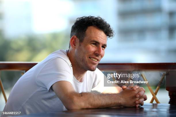 Mark Cavendish of The United Kingdom and Astana Qazaqstan Team during the 12th Tour of Oman 2023, Media Day / #TourofOman / on February 09, 2023 in...