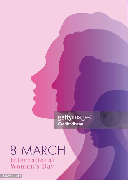 international women's day template for advertising, banners, leaflets and flyers. - international women's day stock illustrations