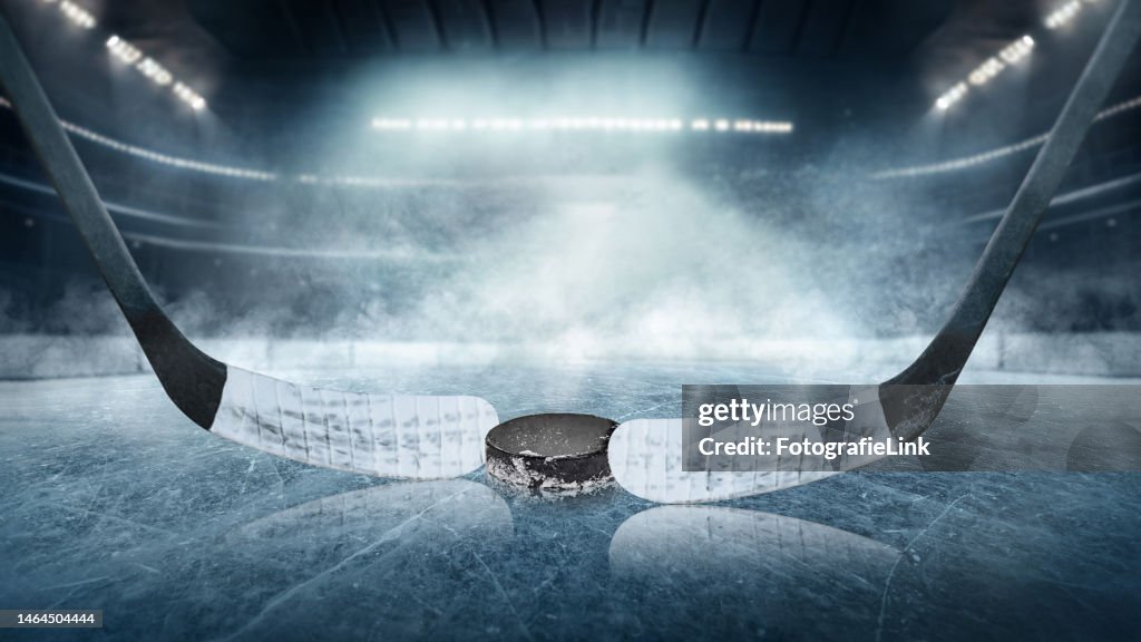 Art Photography Ice hockey players on the grand