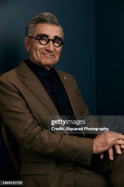 Eugene Levy of Apple TV+'s 'The Reluctant Traveler' poses for a portrait during the 2023 Winter Television Critics Association Press Tour at The...
