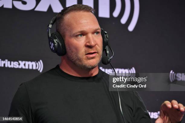 Brian Urlacher attends SiriusXM At Super Bowl LVII on February 09, 2023 in Phoenix, Arizona.