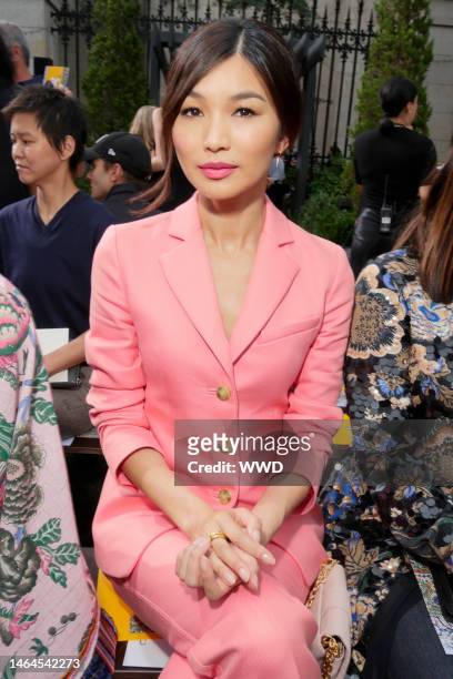 Gemma Chan in the front row