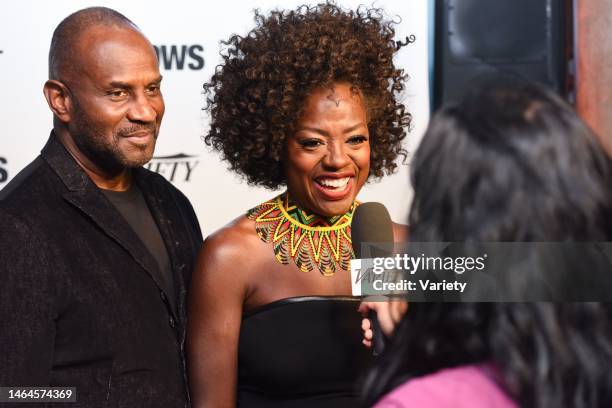 Julius Tennon and Viola Davis