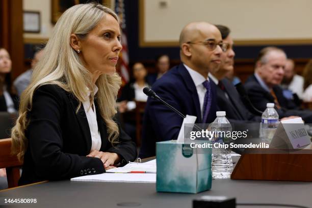 Former Federal Bureau of Investigation agent Nicole Parker testifies during the first hearing of the Weaponization of the Federal Government...