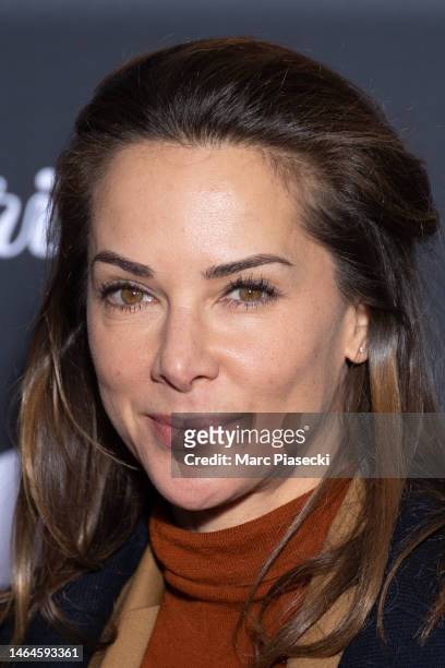 Melissa Theuriau attends the "A La Belle Etoile" Premiere At Le Grand Rex on February 09, 2023 in Paris, France.