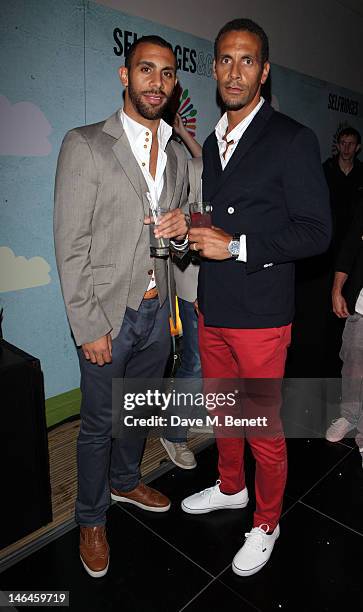 Anton Ferdinand and Rio Ferdinand attend the Selfridges and Disturbing London event hosted by Tinie Tempah at the Selfridges Store on London's Oxford...