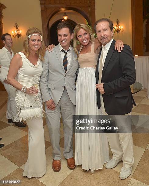 Public Relations Manager Bebe Alexis Avery Cittadine, designer Charles Benton, VP of Stores Bebe Susan Powers, and Bebe Founder and Chairman Manny...