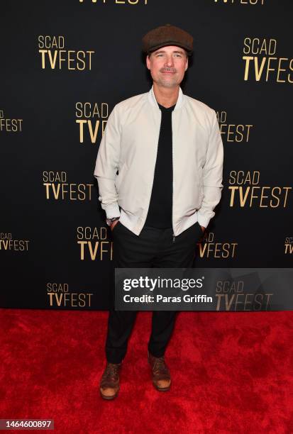 Actor Warren Christie attends the "The Watchful Eye" press junket during 2023 SCAD TVfest at Four Seasons Atlanta on February 09, 2023 in Atlanta,...