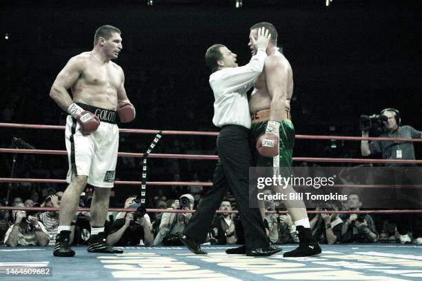 October 6: Andrew Golota vs Kevin McBride with ref Arthur Mercante,Jr on October 6th, 2007 in New York City.