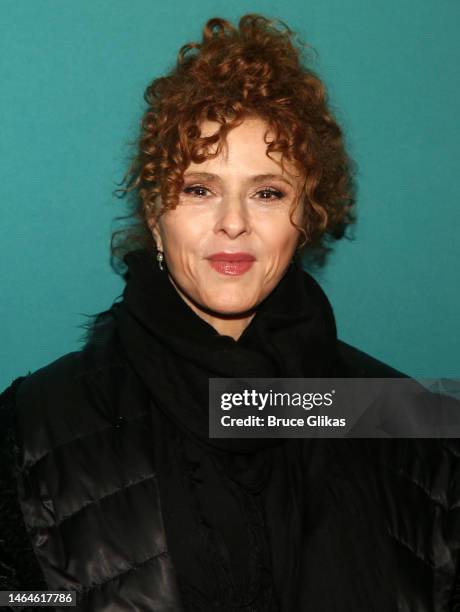 Bernadette Peters poses at the opening night of the new play "Pictures From Home" on Broadway at The Studio 54 Theater on February 9, 2023 in New...