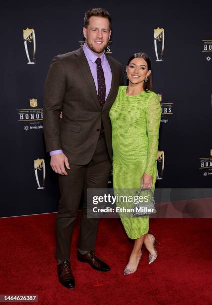 Watt and Kealia Watt attend the 12th annual NFL Honors at Symphony Hall on February 09, 2023 in Phoenix, Arizona.