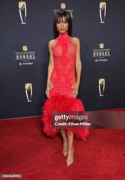 Zuri Hall attends the 12th annual NFL Honors at Symphony Hall on February 09, 2023 in Phoenix, Arizona.