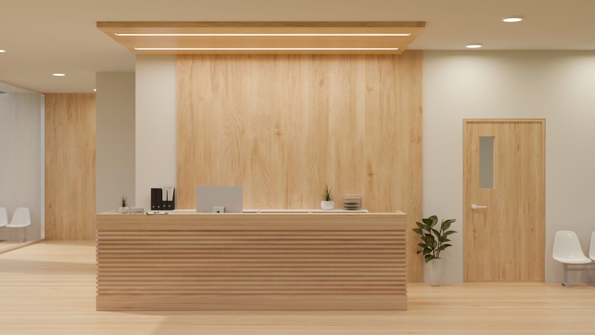 clinic at reception