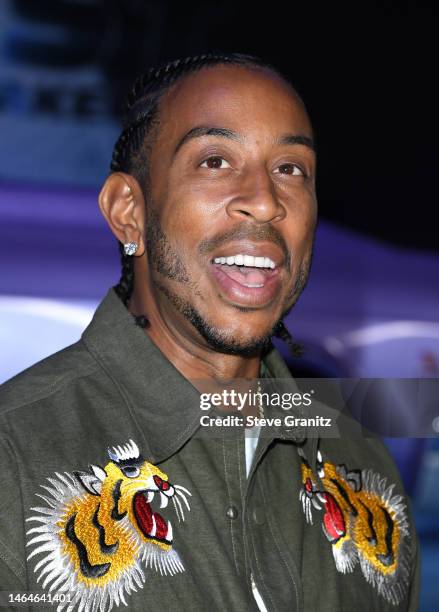 Chris "Ludacris" Bridges arrives at the Trailer Launch Of Universal Pictures' "Fast X" at Regal LA Live on February 09, 2023 in Los Angeles,...