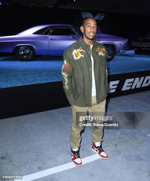 Chris "Ludacris" Bridges arrives at the Trailer Launch Of Universal Pictures' "Fast X" at Regal LA Live on February 09, 2023 in Los Angeles,...