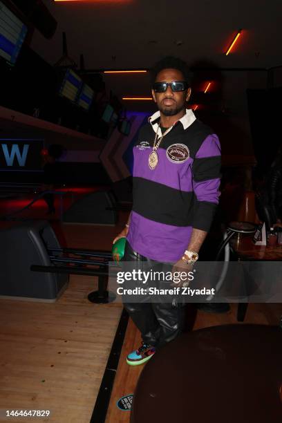 Fabolous attends R&B And Bowling Kick Off Super Bowl Weekend at Bowlero Old Town on February 09, 2023 in Scottsdale, Arizona.