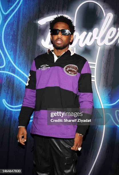 Fabolous attends R&B And Bowling Kick Off Super Bowl Weekend at Bowlero Old Town on February 09, 2023 in Scottsdale, Arizona.