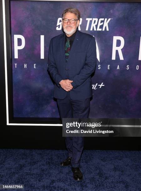 Jonathan Frakes attends the Los Angeles premiere of the third and final season of Paramount+'s original series "Star Trek: Picard" at TCL Chinese...