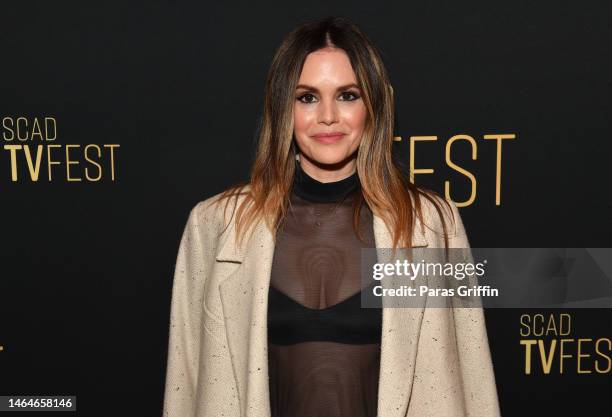 Rachel Bilson attends the “Accused” press junket during 2023 SCAD TVfest at Four Seasons Atlanta on February 09, 2023 in Atlanta, Georgia.