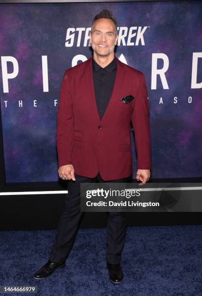 Todd Stashwick attends the Los Angeles premiere of the third and final season of Paramount+'s original series "Star Trek: Picard" at TCL Chinese...