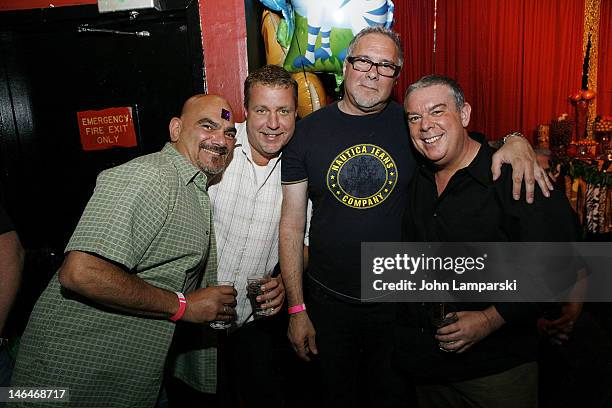 Elvis Duran and guests attends Alex Carr's birthday celebration at The Stonewall Inn on June 16, 2012 in New York City.