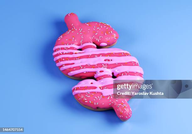 dollar sign donut - stock photo - dollar sign key stock pictures, royalty-free photos & images