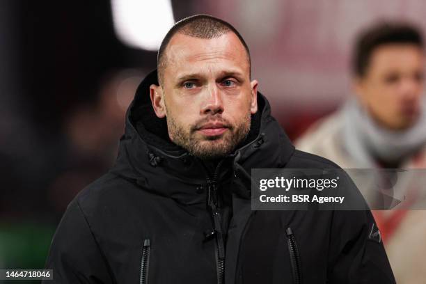 Head coach John Heitinga of Ajax during the TOTO KNVB Cup - 1/8th final match between FC Twente and Ajax at De Grolsch Veste on February 9, 2023 in...