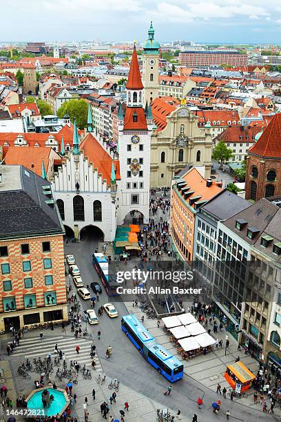 altes rathaus in munich - hannover stock-fotos und bilder