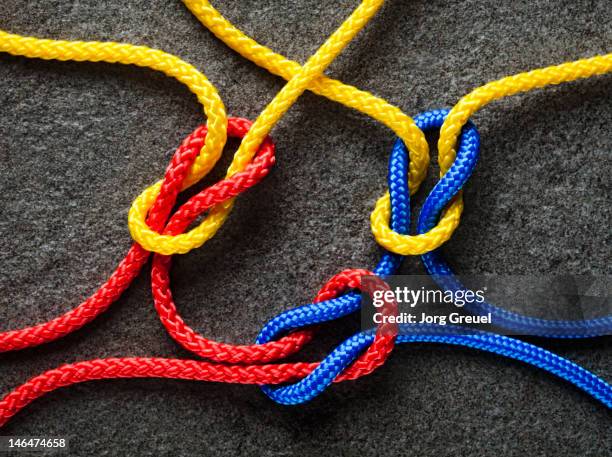 Intertwine Ropes Intertwined Multicolored Ropes High-Res Stock Photo - Getty Images