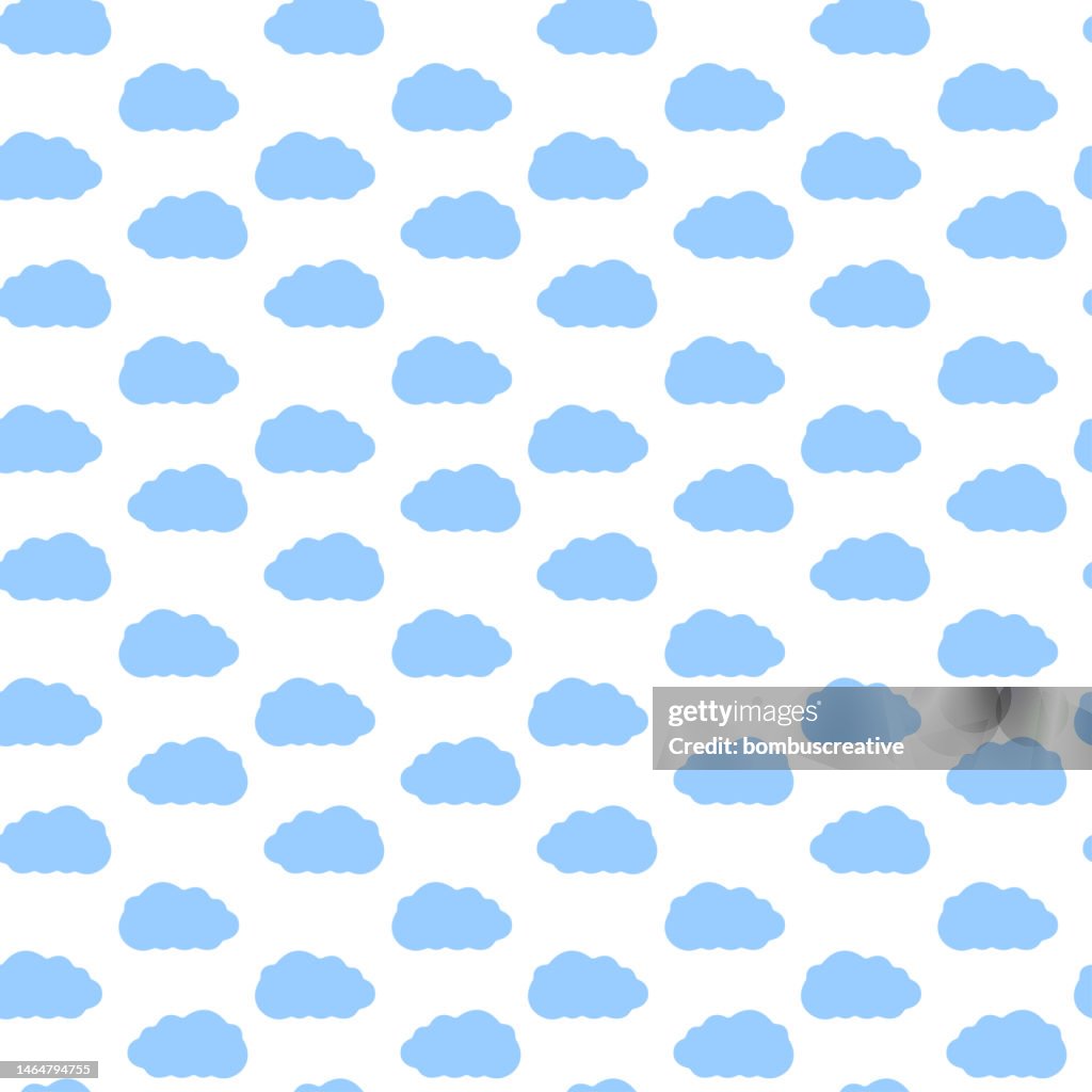 Vector Cloud Lace Pattern Cloud Pattern High-Res Vector Graphic - Getty Images