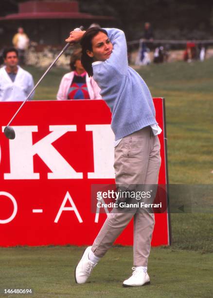 The Spanish top model and actress Ines Sastre, who began his career by winning, at 16 years, the contest 'Look of the Year', playing golf Madrid,...